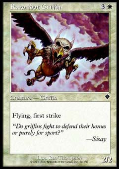 Razorfoot Griffin (Invasion) Light Play