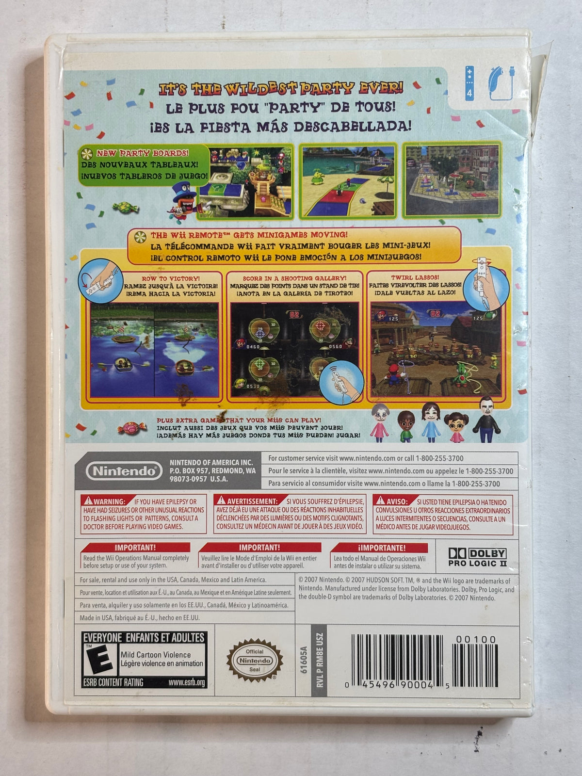 Mario Party 8 (No Manual) (Nintendo Wii) (Tested and Working)