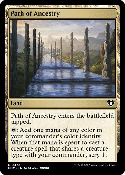 Path of Ancestry (Commander Masters) Light Play