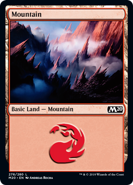 Mountain (276) (Magic 2020 Core Set) Light Play
