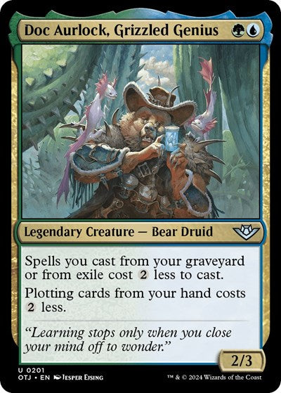 Doc Aurlock, Grizzled Genius (Outlaws of Thunder Junction) Light Play