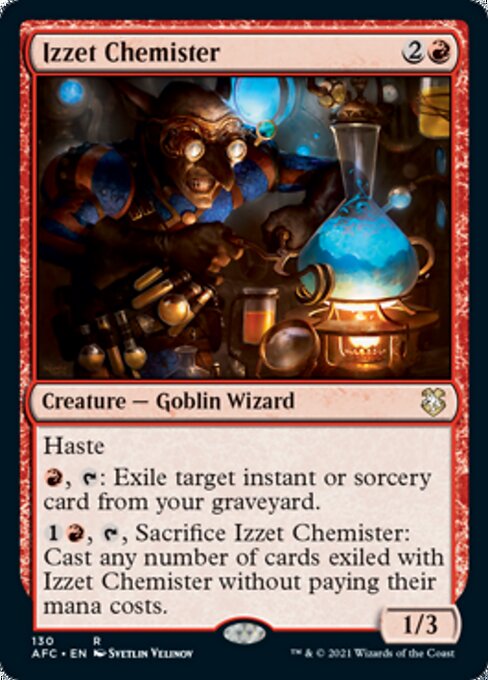Izzet Chemister (Commander 2021 Forgotten Realms) Light Play