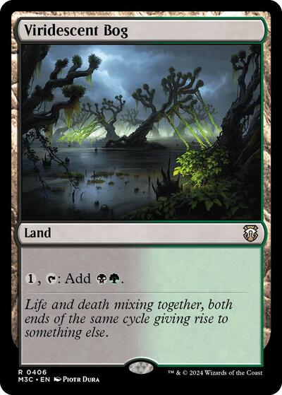 Viridescent Bog (Commander: Modern Horizons 3) Light Play