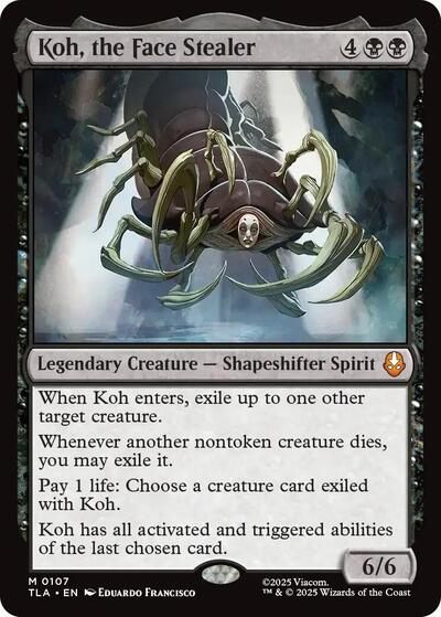 Koh, the Face Stealer (Avatar: The Last Airbender) Light Play Foil