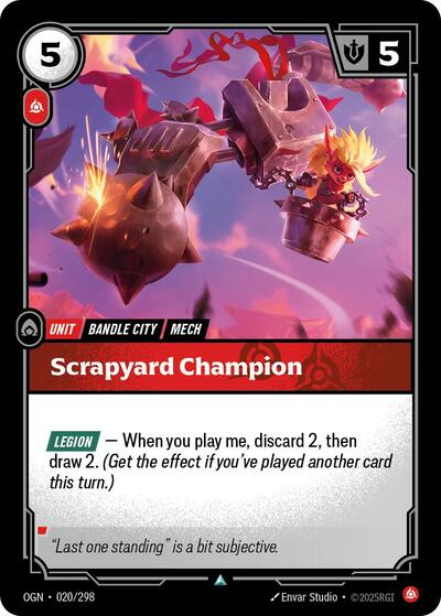 Scrapyard Champion (Origins) Light Play