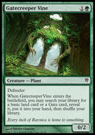 Gatecreeper Vine (Duel Decks: Jace vs Vraska) Damaged / Poor