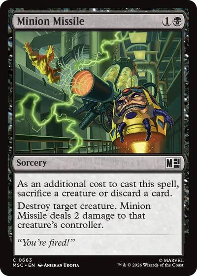 Minion Missile (Commander: Marvel Super Heroes) Light Play