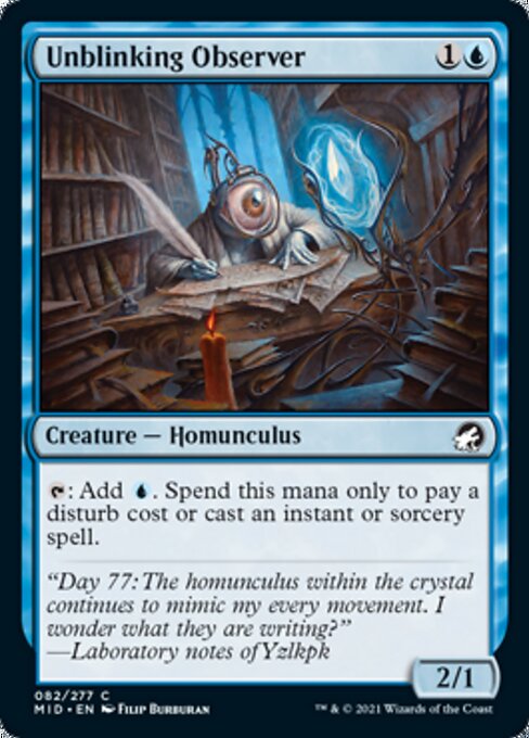 Unblinking Observer (Innistrad: Midnight Hunt) Light Play