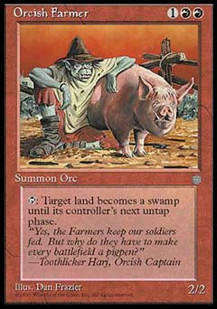 Orcish Farmer (Ice Age) Heavy Play