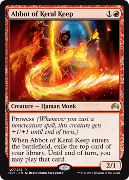 Abbot of Keral Keep (Magic Origins) Light Play Foil