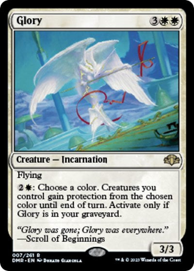 Glory (Dominaria Remastered) Light Play