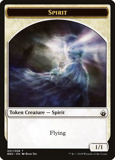 Spirit Token (Battlebond) Light Play