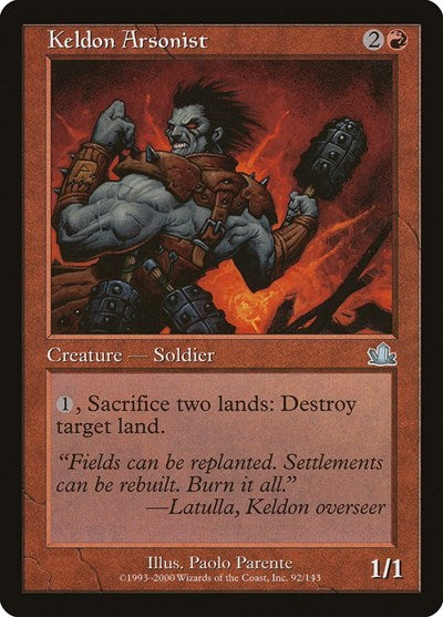 Keldon Arsonist (Prophecy) Light Play