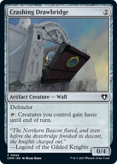 Crashing Drawbridge (Commander Masters) Light Play