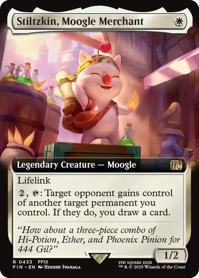 Stiltzkin, Moogle Merchant (Extended Art) (Universes Beyond: FINAL FANTASY) Light Play