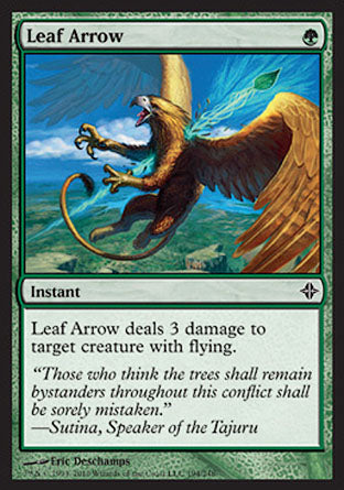Leaf Arrow (Rise of the Eldrazi) Light Play