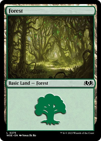 Forest (0275) (Wilds of Eldraine) Light Play