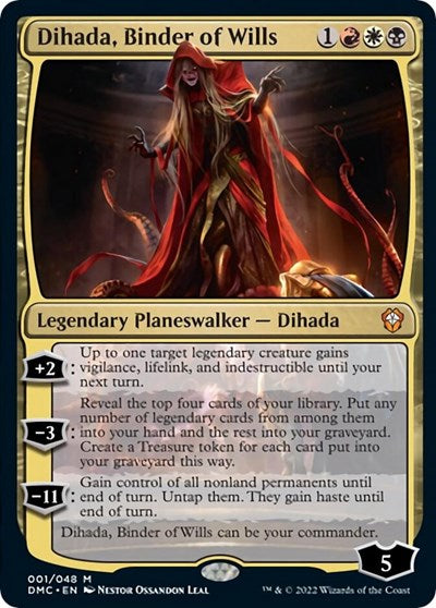 Dihada, Binder of Wills (Commander: Dominaria United) Light Play