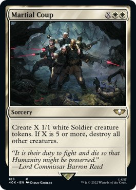 Martial Coup (Universes Beyond: Warhammer 40K) Light Play