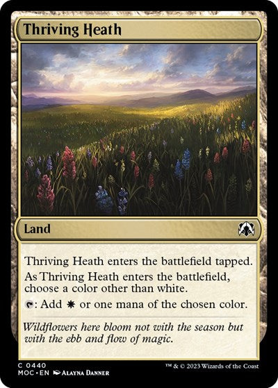 Thriving Heath (Commander: March of the Machine) Light Play