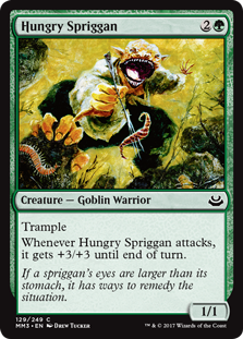 Hungry Spriggan (Modern Masters 2017) Light Play