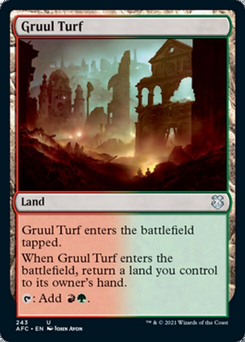 Gruul Turf (Commander 2021 Forgotten Realms) Light Play