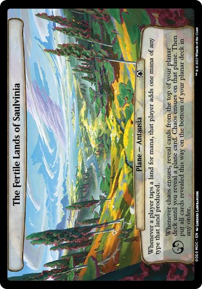 The Fertile Lands of Saulvinia (Planechase: March of the Machine) Light Play