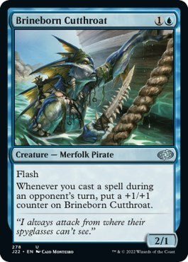 Brineborn Cutthroat (Jumpstart 2022) Light Play