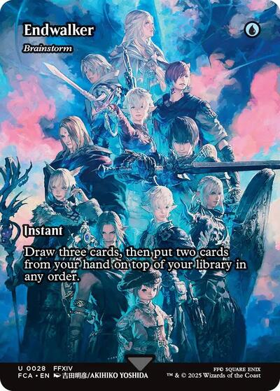 Endwalker - Brainstorm (Showcase) (Universes Beyond: FINAL FANTASY: Through the Ages) Light Play