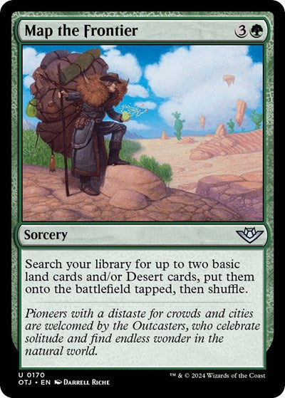 Map the Frontier (Outlaws of Thunder Junction) Light Play Foil