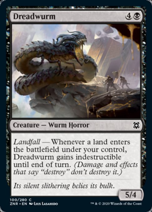Dreadwurm (Zendikar Rising) Light Play