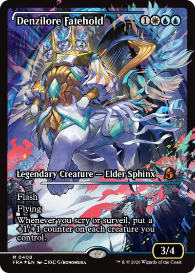 Denzilore Fatehold (Showcase) (0408) (Reality Fracture) Light Play Foil