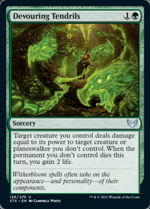 Devouring Tendrils (Strixhaven) Light Play