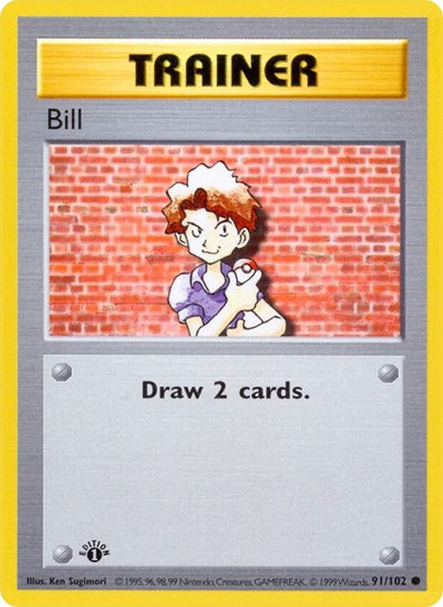 Bill (Base Set (Shadowless)) Light Play Unlimited