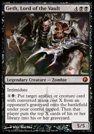 Geth, Lord of the Vault (Scars of Mirrodin) Light Play Foil