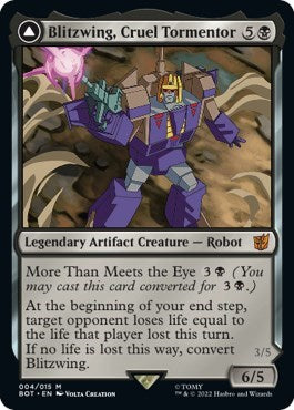 Blitzwing, Cruel Tormentor (Universes Beyond: Transformers) Light Play