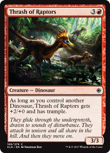 Thrash of Raptors (Ixalan) Light Play