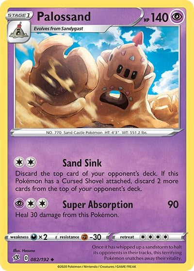 Palossand (SWSH02: Rebel Clash) Light Play