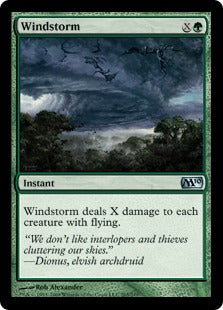 Windstorm (Magic 2010 Core Set) Light Play