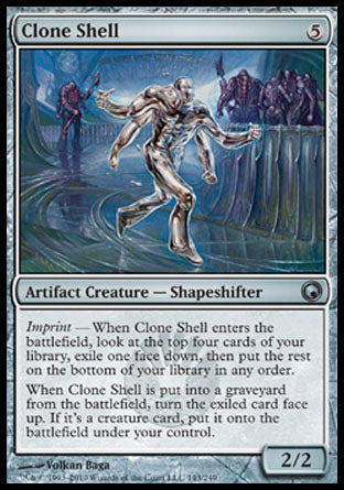 Clone Shell (Scars of Mirrodin) Light Play