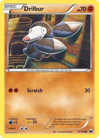 Drilbur (Dark Explorers) Light Play