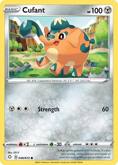 Cufant (Shining Fates) Medium Play Reverse Holofoil
