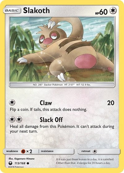 Slakoth (SM - Celestial Storm) Heavy Play