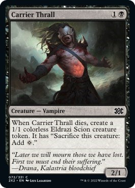 Carrier Thrall (Double Masters 2022) Light Play Foil