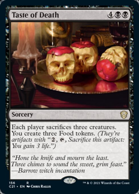 Taste of Death (Commander 2021 Strixhaven) Light Play