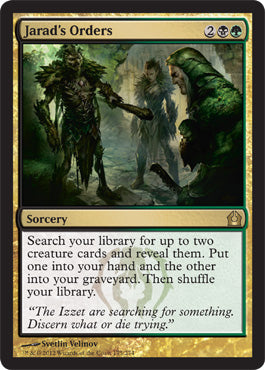 Jarad's Orders (Return to Ravnica) Light Play Foil