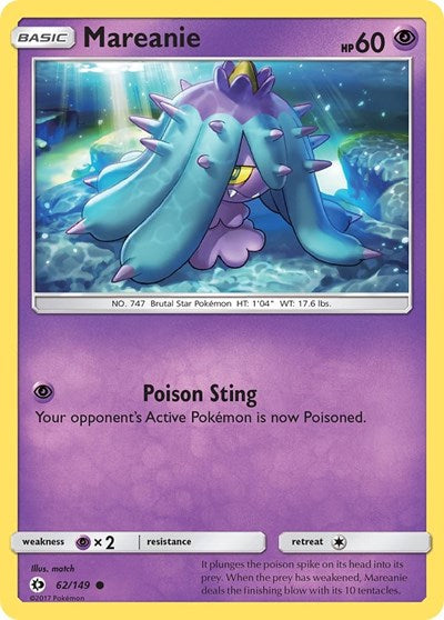 Mareanie (SM Base Set) Medium Play