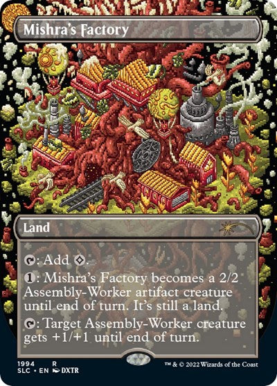 Mishra's Factory (Borderless) (Secret Lair: 30th Anniversary Countdown Kit) Light Play