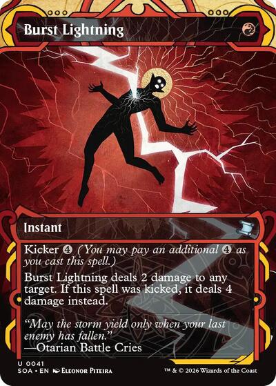 Burst Lightning (Secrets of Strixhaven: Mystical Archive) Light Play