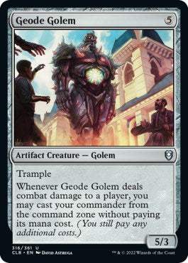 Geode Golem (Commander Legends: Battle for Baldur's Gate) Light Play Foil